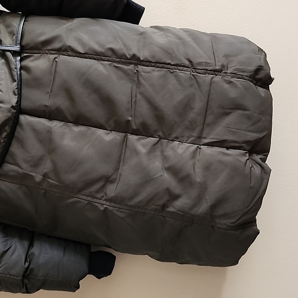 Canada WeatherGear Super Triple Goose Puffer Jacket Women S Green Coat Parka Fur - Picture 13 of 17